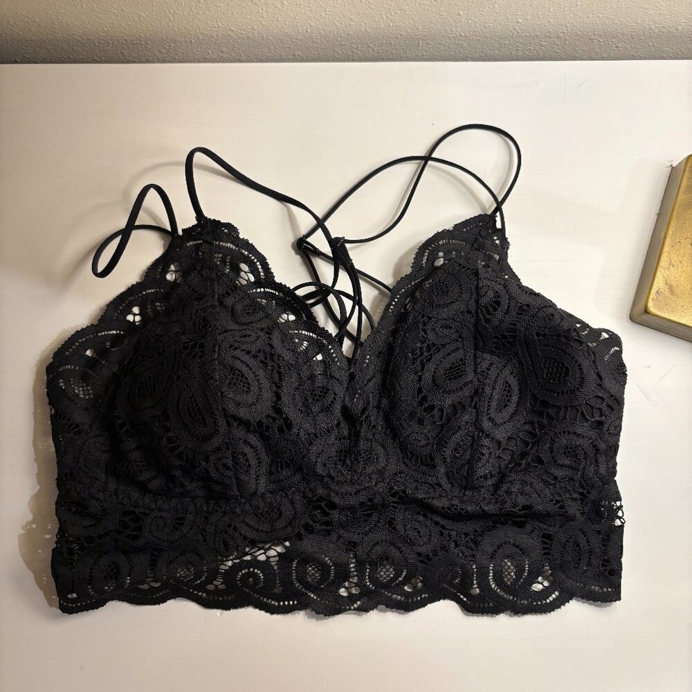 Black Lace PINK Bralette